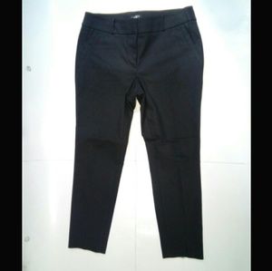 Ann Taylor Loft 6P Black Julie Skinny Crop Pants